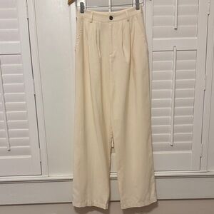 Petal & Pup Cream Wide-Leg Chinos